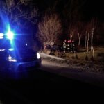 Wypadek w Liskowatem<br/>fot. KPP Ustrzyki Dolne