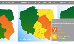 W Bieszczadach upały i burze<br/>fot. pogodynka.pl