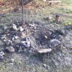 Dwóch mężczyzn nie żyje - włożyli niewybuch do ogniska<br/>fot. KPP Lesko