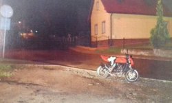 Zatrzymany podczas kradzieży motocykla<br/>fot. KPP Lesko