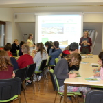Uczniowie z Polany na zajęciach terenowych w Wołosatem