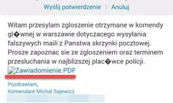 Policja ostrzega - uważaj na fałszywe wiadomości!<br/>fot. KWP Rzeszów