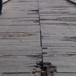 Most na Sanie w Dwerniku jednak zamknięty - ZDJĘCIA