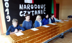 Narodowe Czytanie 2019 w Szkole Podstawowej w Ustianowej