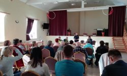Porozmawiajmy o bezpieczeństwie”- debata społeczna w Olszanicy<br/>fot. KPP Lesko