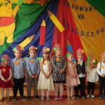 Pasowanie na przedszkolaka w szkole w Ustjanowej