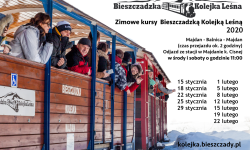 Ruszają zimowe kursy Bieszczadzkiej Kolejki Leśnej<br/>fot. BKL