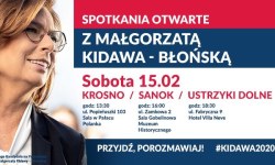 Małgorzata Kidawa-Błońska odwiedzi Ustrzyki<br/>fot. Organizatorzy