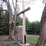 Krzyż na Brenzbergu - do dziś nie ustalono wszystkich nazwisk lesników, którzy zostali tu zamordowani