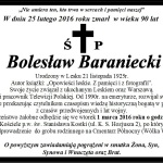 Zmarł Bolesław Baraniecki<br/>fot. ...