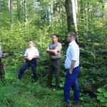 Minister Środowiska z wizytą w bieszczadzkich lasach