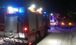 Pożar komina w Polanie<br/>fot. OSP KSRG Czarna 