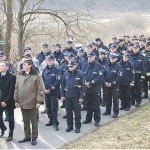 Droga Krzyżowa służb mundurowych<br/>fot. KPP Lesko