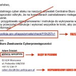 Cyberprzestępcy podszywają się pod CBZC<br/>fot. https://podkarpacka.policja.gov.pl/