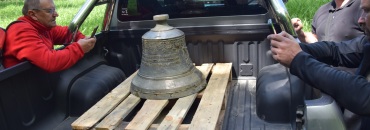 Dzwon z Jamnej wykopany w lesie pod Birczą